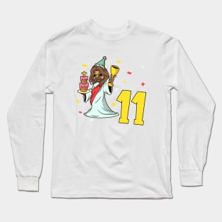 I am 11 with Jesus - kids birthday 11 years old Long Sleeve T-Shirt